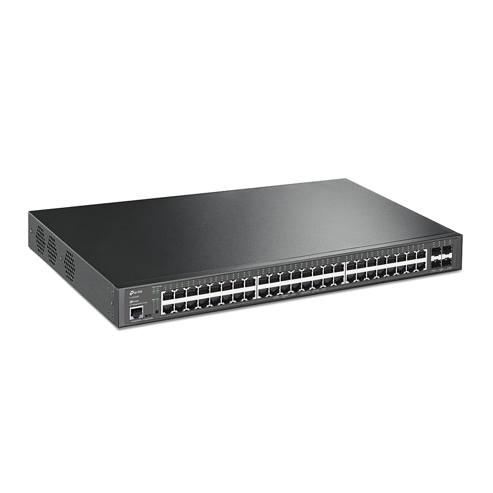 TP-LINK Switch TL-SG3452XP, 48 port Gbit POE+