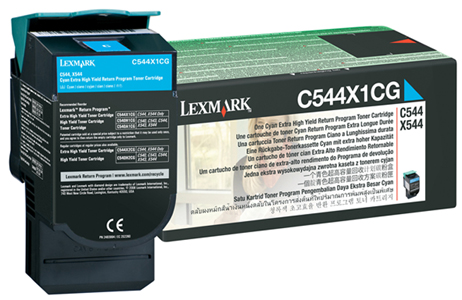 LEXMARK Toner High Cyan C544X1C