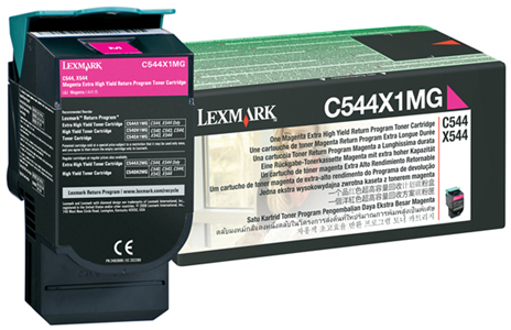 LEXMARK Toner High Magenta C544X1M