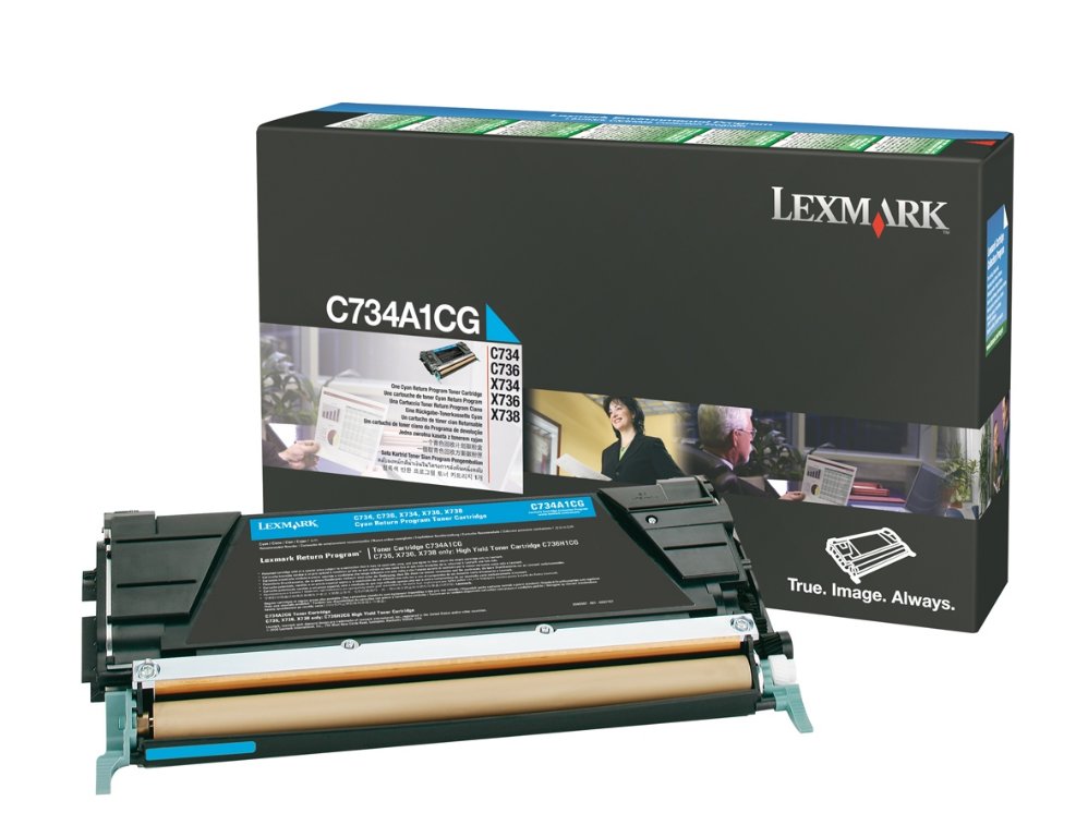 LEXMARK Toner Standard Cyan C734A1C