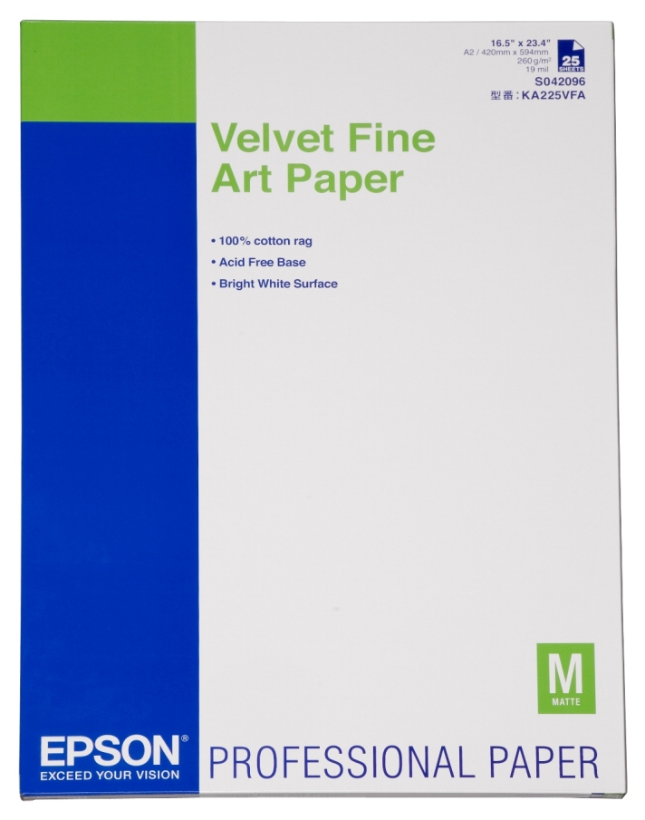 EPSON Paper Velvet Fine Art C13S042096