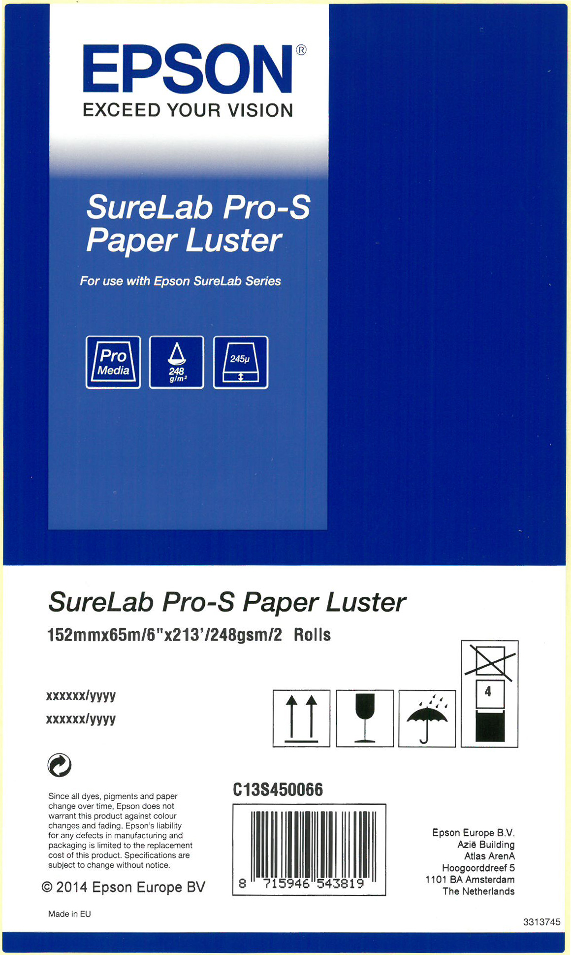 EPSON Paper Luster C13S450066BP