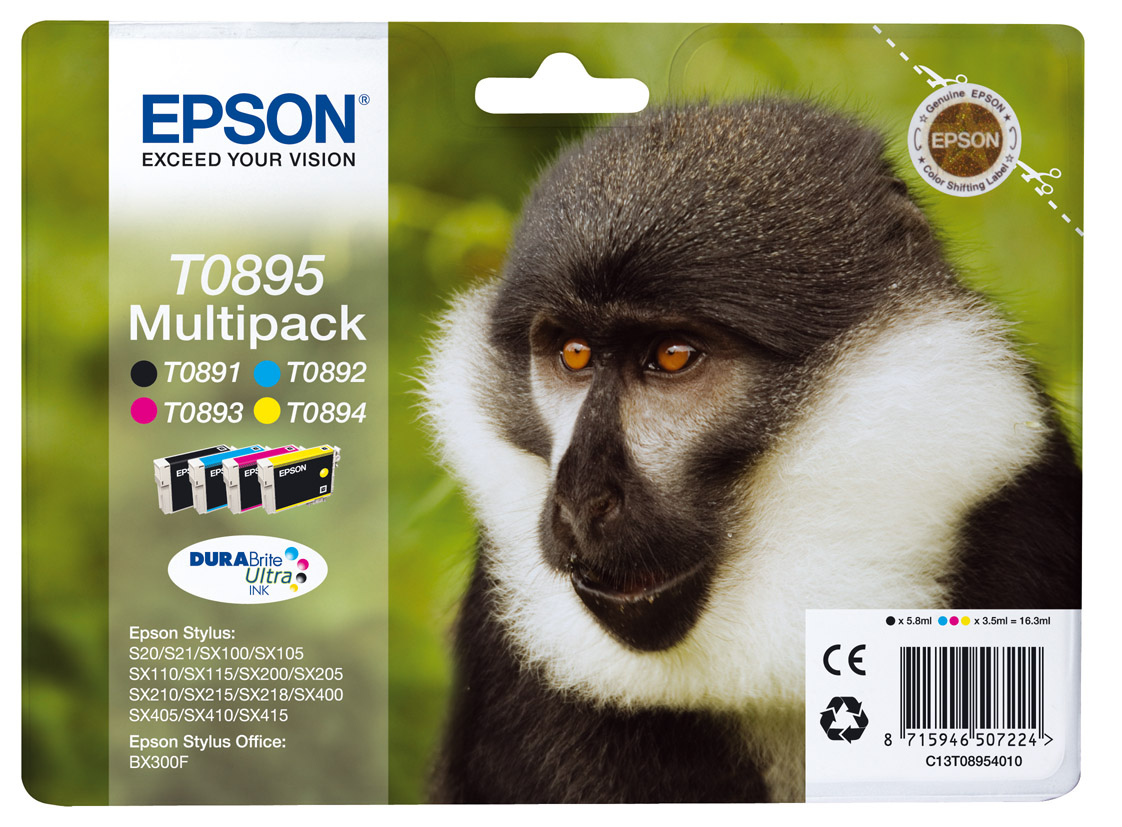 EPSON Cartridge Multipack 3Colors C13T08954010