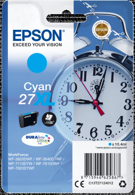 EPSON Cartridge Cyan 27XL Singlepack C13T27124012