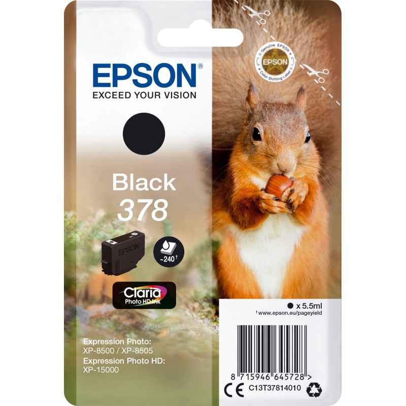 EPSON Cartridge Black C13T37814010