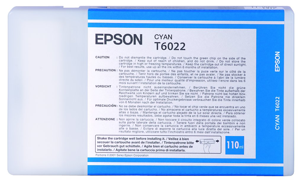 EPSON Cartridge Cyan C13T602200