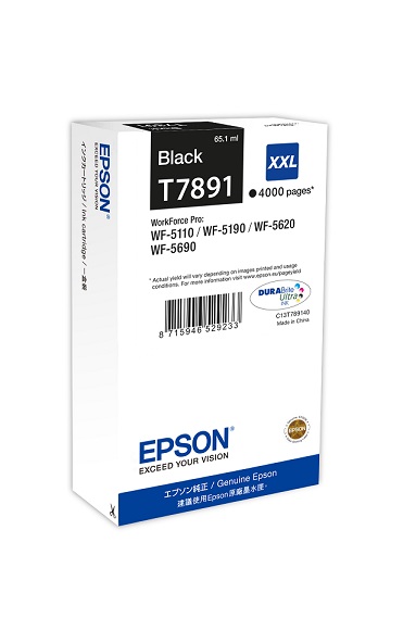 Epson Cartridge Black XXL C13T789140
