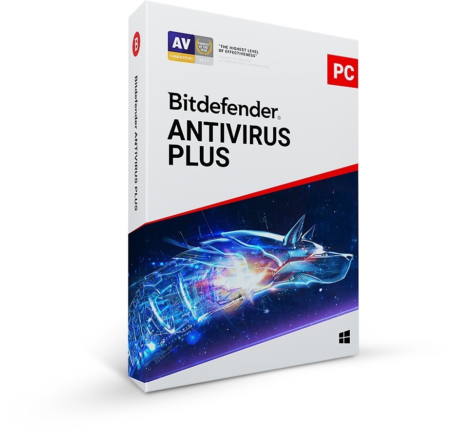 BITDEFENDER ANTIVIRUS PLUS 3 PC 1 Mobile Security 1 Year