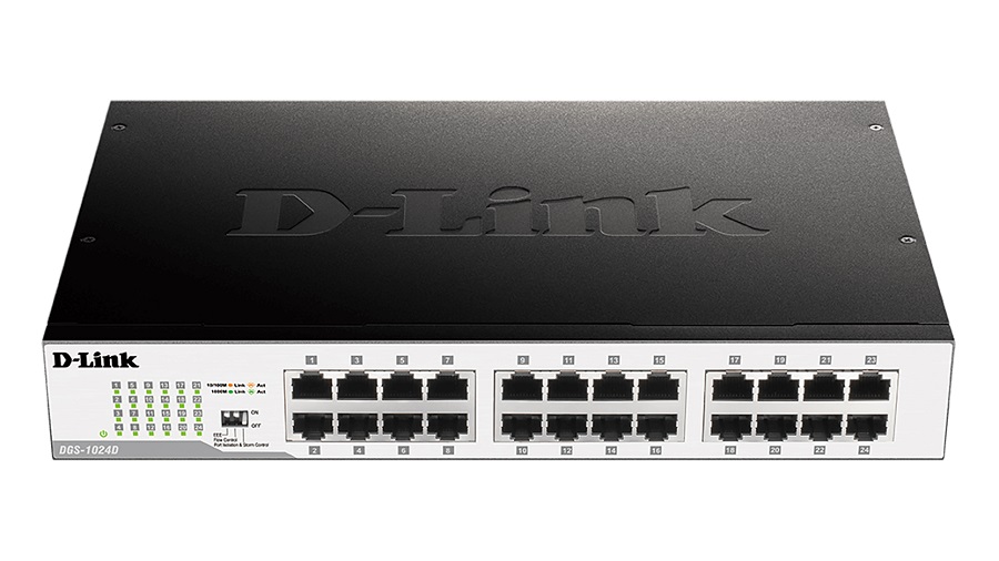 D-LINK SWITCH DGS-1024D 24-Port 10/100/1000Mbps
