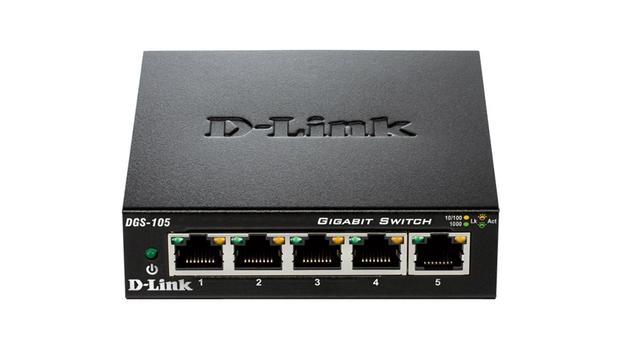 D-LINK SWITCH DGS-105/E 5 PORT 10/100/1000Mbps